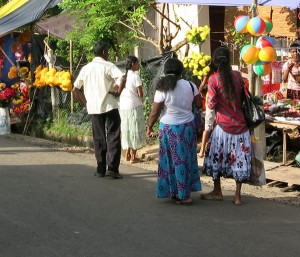 Les gens à Unawatuna